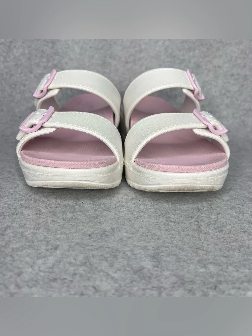 Dansko Kandi Buckled Slide Platform Sandal Pearl Iridescent Size EU41 US 10.5/11